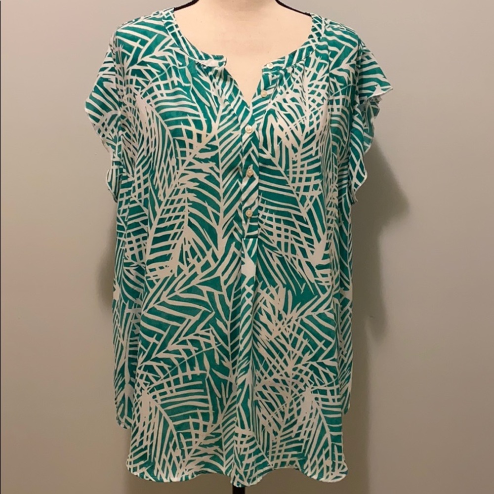 TALBOTS Women Print Top